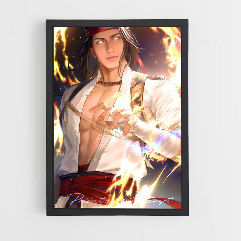 Poster Liu kang – affiche Mortal kombat (vue 2)